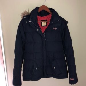 Navy Blue Winter Coat